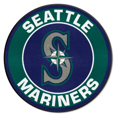 Fan Mats  LLC Seattle Mariners Roundel Mat Navy