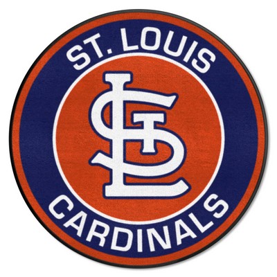 Fan Mats  LLC St. Louis Cardinals Roundel Mat Red