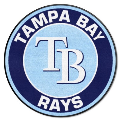 Fan Mats  LLC Tampa Bay Rays Roundel Mat Navy