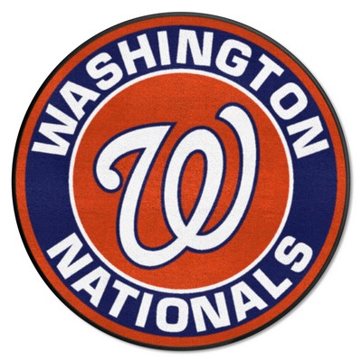 Fan Mats  LLC Washington Nationals Roundel Mat Red