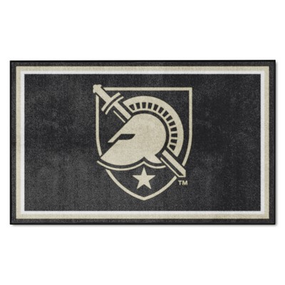 Fan Mats  LLC Army West Point Black Knights 4x6 Rug Black