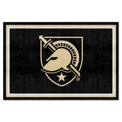 Fan Mats  LLC Army West Point Black Knights 5x8 Rug Black