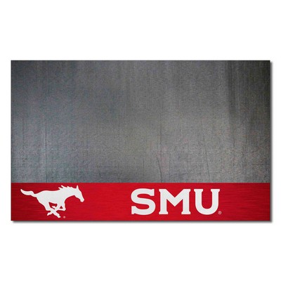 Fan Mats  LLC SMU Mustangs Grill Mat Black