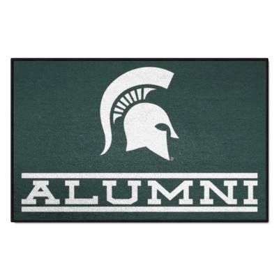 Fan Mats  LLC Michigan State Spartans Starter Mat Alumni Green