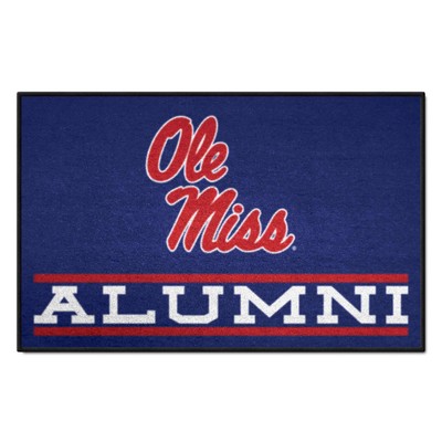 Fan Mats  LLC Ole Miss Rebels Starter Mat Alumni Navy