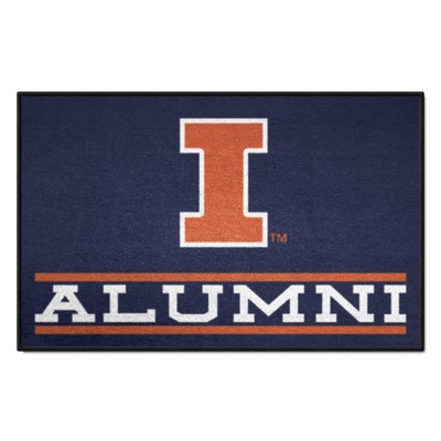 Fan Mats  LLC Illinois Illini Starter Mat - Alumni Navy