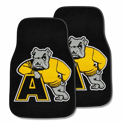 Fan Mats  LLC Adrian College Bulldogs 2-pc Carpet Car Mat Set Black