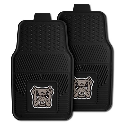 Fan Mats  LLC Adrian College Bulldogs 2-pc Vinyl Car Mat Set Black