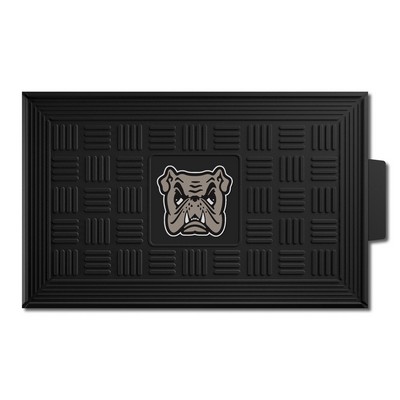 Fan Mats  LLC Adrian College Bulldogs Medallion Door Mat Black