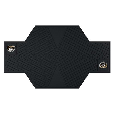 Fan Mats  LLC Oakland Golden Grizzlies Motorcycle Mat Black