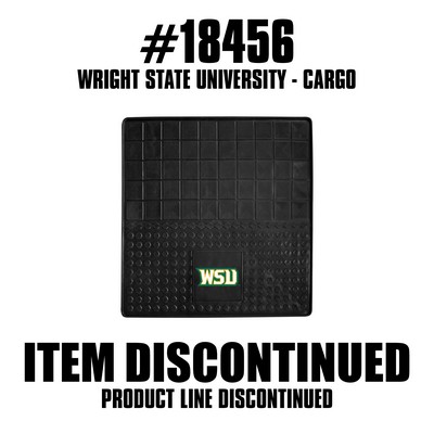 Fan Mats  LLC Wright State Raiders Heavy Duty Vinyl Cargo Mat Black