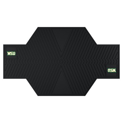 Fan Mats  LLC Wright State Raiders Motorcycle Mat Black