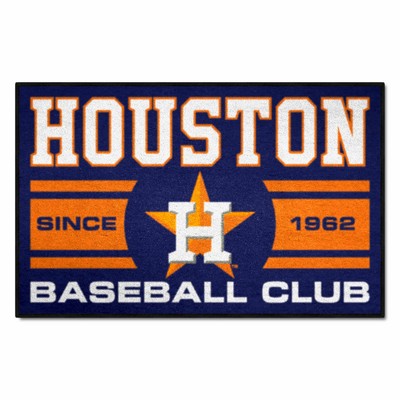 Fan Mats  LLC Houston Astros Starter Mat Uniform Navy