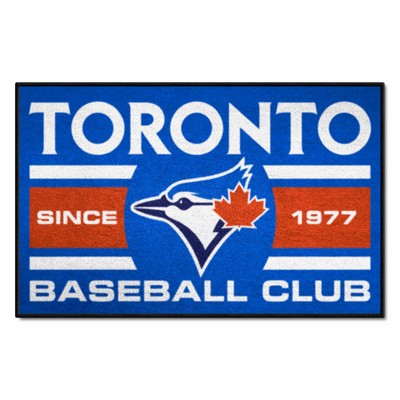 Fan Mats  LLC Toronto Blue Jays Starter Mat Uniform Blue