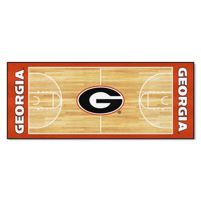 Fan Mats  LLC Georgia Bulldogs NCAA Basketball Runner Black