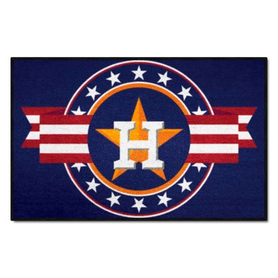 Fan Mats  LLC Houston Astros Starter Mat MLB Patriotic Blue