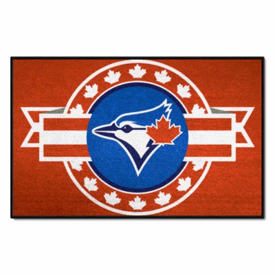 Fan Mats  LLC Toronto Blue Jays Starter Mat MLB Patriotic Red