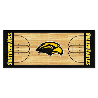 Fan Mats  LLC Southern Miss Golden Eagles NCAA Basketball Runner Black