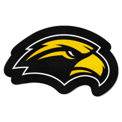 Fan Mats  LLC Southern Miss Golden Eagles Mascot Mat Black