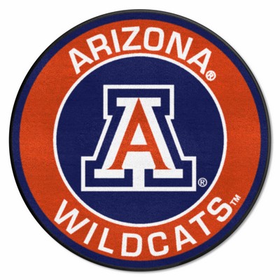 Fan Mats  LLC Arizona Wildcats Roundel Mat Red