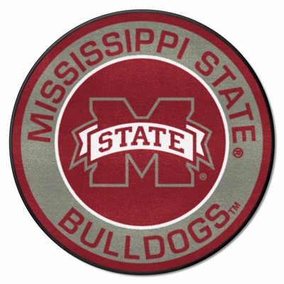 Fan Mats  LLC Mississippi State Bulldogs Roundel Mat Maroon