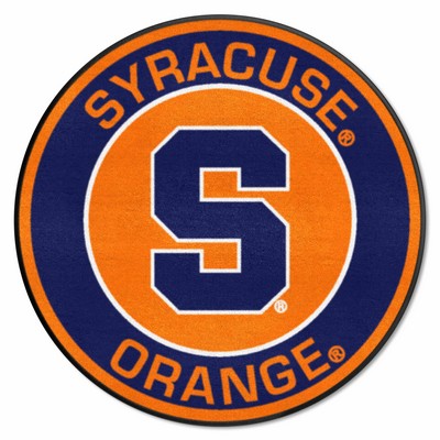 Fan Mats  LLC Syracuse Orange Roundel Mat Orange