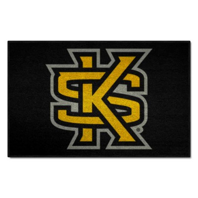 Fan Mats  LLC Kennesaw State Owls Starter Mat Black