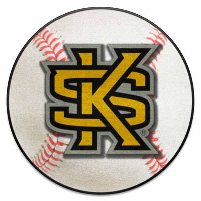 Fan Mats  LLC Kennesaw State Owls Baseball Mat White