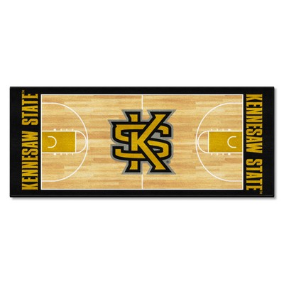 Fan Mats  LLC Kennesaw State Owls NCAA Basketball Runner Black