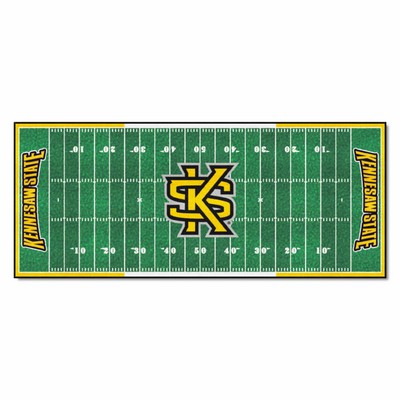 Fan Mats  LLC Kennesaw State Owls Football Field Runner Green