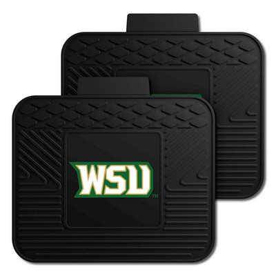 Fan Mats  LLC Wright State Raiders 2 Utility Mats Black