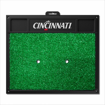 Fan Mats  LLC Cincinnati Bearcats Golf Hitting Mat Black