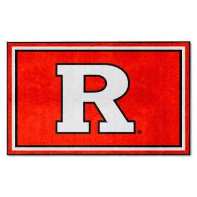 Fan Mats  LLC Rutgers Scarlett Knights 4x6 Rug Red