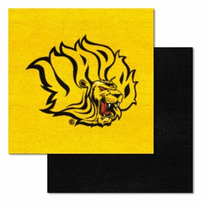 Fan Mats  LLC UAPB Golden Lions Team Carpet Tiles Yellow