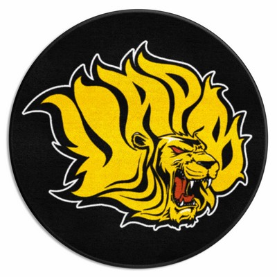 Fan Mats  LLC UAPB Golden Lions Puck Mat Black