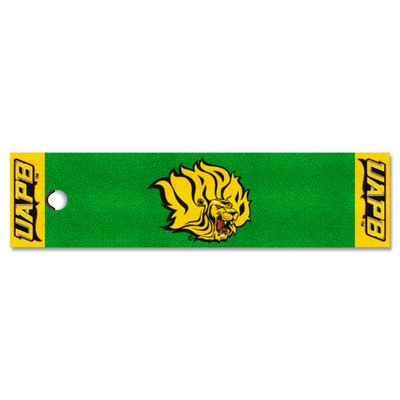 Fan Mats  LLC UAPB Golden Lions Putting Green Mat Green