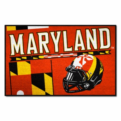 Fan Mats  LLC Maryland Terrapins Starter Mat Uniform Red