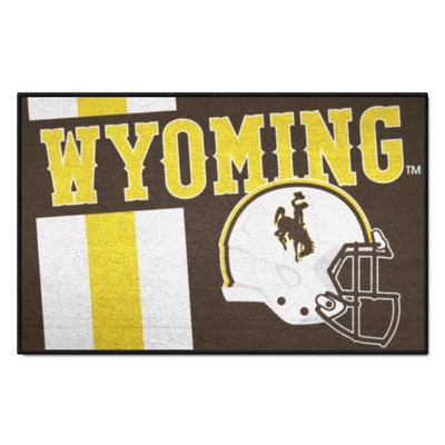 Fan Mats  LLC Wyoming Cowboys Starter Mat Uniform Brown