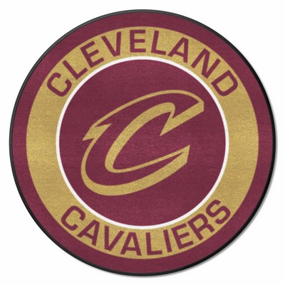 Fan Mats  LLC Cleveland Cavaliers Roundel Mat Wine