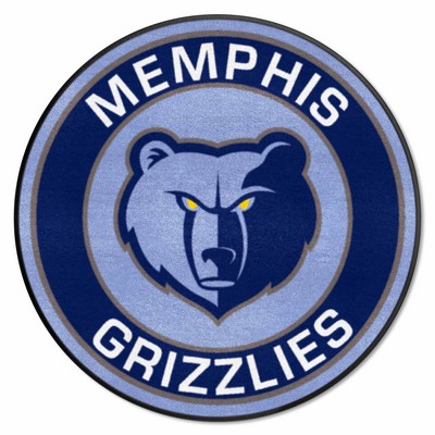 Fan Mats  LLC Memphis Grizzlies Roundel Mat Blue