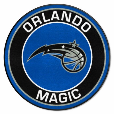 Fan Mats  LLC Orlando Magic Roundel Mat Blue