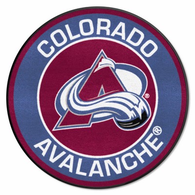 Fan Mats  LLC Colorado Avalanche Roundel Mat Burgandy