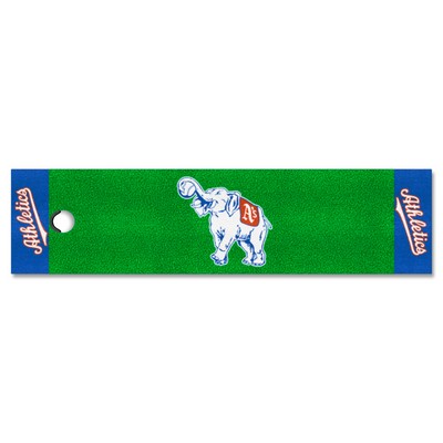 Fan Mats  LLC Philadelphia Athletics Putting Green Mat Retro Green