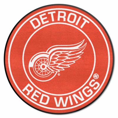 Fan Mats  LLC Detroit Red Wings Roundel Mat Red