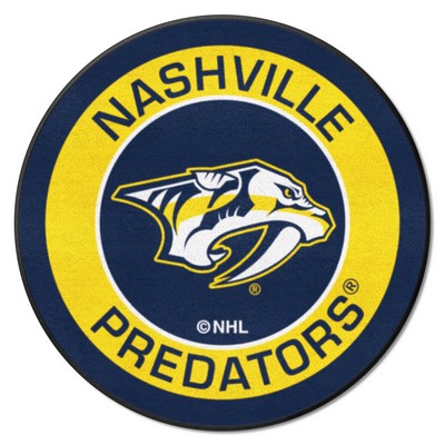 Fan Mats  LLC Nashville Predators Roundel Mat Blue