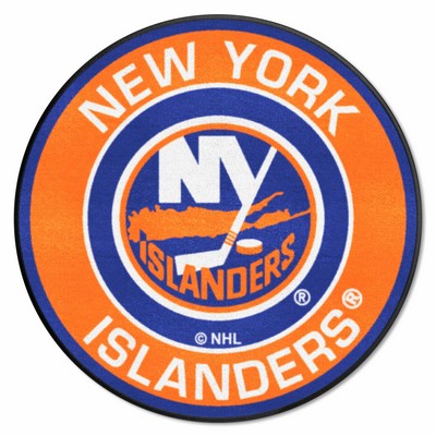 Fan Mats  LLC New York Islanders Roundel Mat Blue