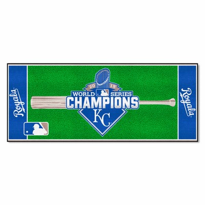 Fan Mats  LLC Kansas City Royals Baseball Runner Green