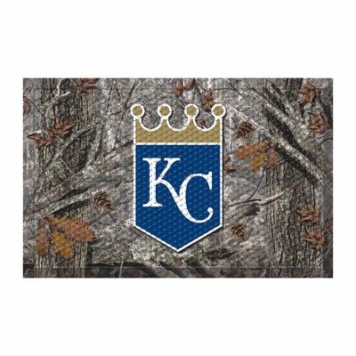 Fan Mats  LLC Kansas City Royals Camo Scraper Mat Camo