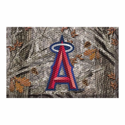 Fan Mats  LLC Los Angeles Angels Camo Scraper Mat Camo