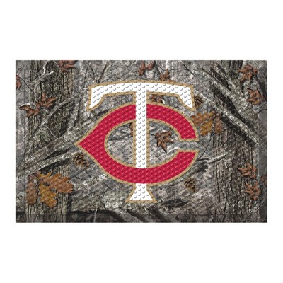 Fan Mats  LLC Minnesota Twins Camo Scraper Mat Camo